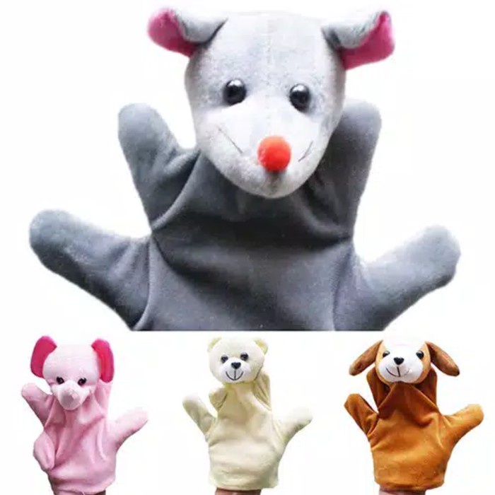 Hand Puppet Boneka Tangan Binatang ANIMAL HAND PUPPET / Boneka Tangan Hewan/ mainan anak mendongeng Boneka tangan karakter singa macan harimau buaya ayam tikus tupai kuda pinguin Boneka Tangan Karakter Binatang Hewan Mainan Edukasi Anak Bayi Hand Puppet