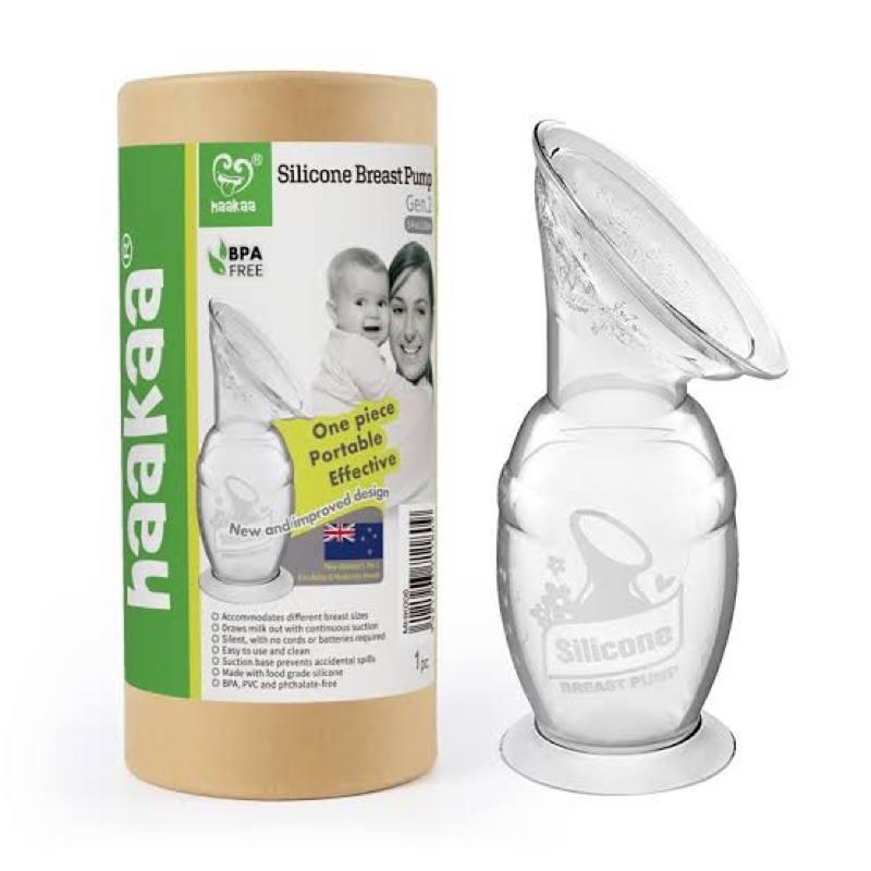 haakaa generation 2 silicone breast pump with suction base