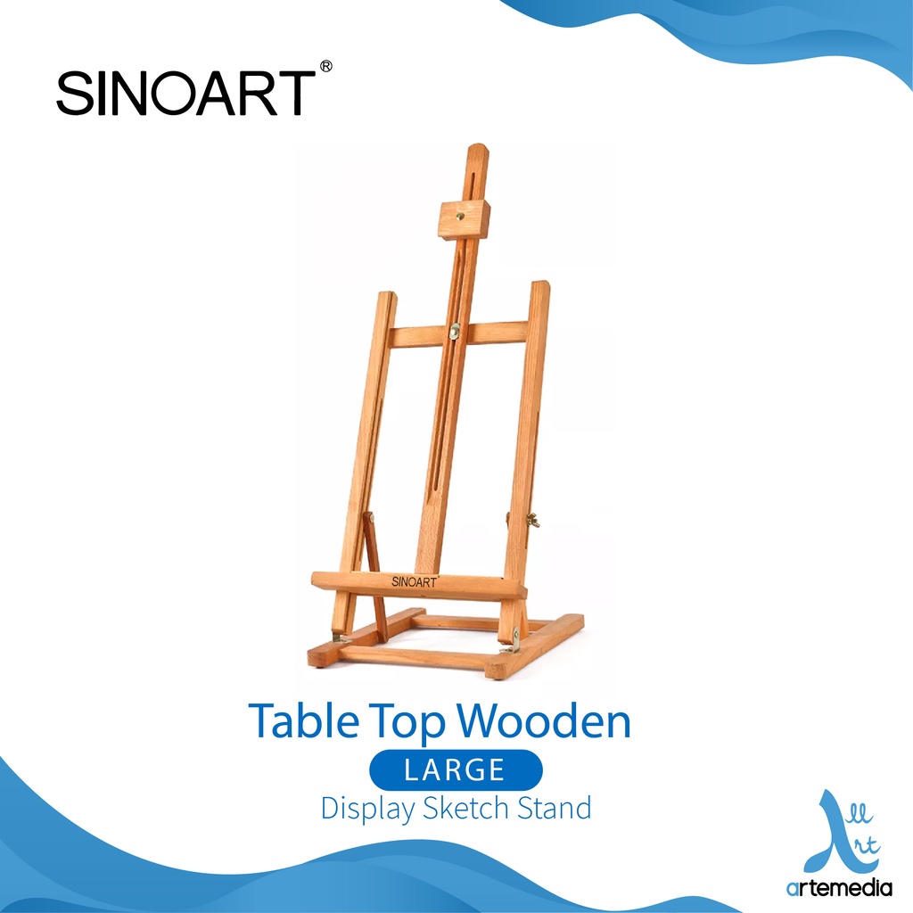

Sinoart Large Table Top Wooden Display Sketch Stand Easel Lukis