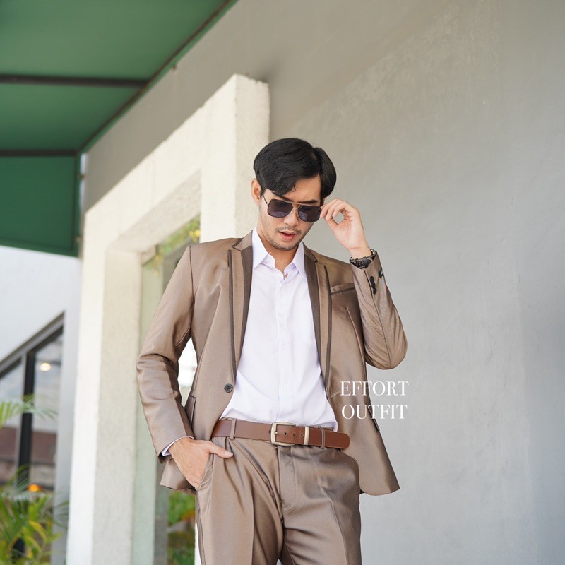 SETELAN JAS PRIA MOCCA FOR WEDDING