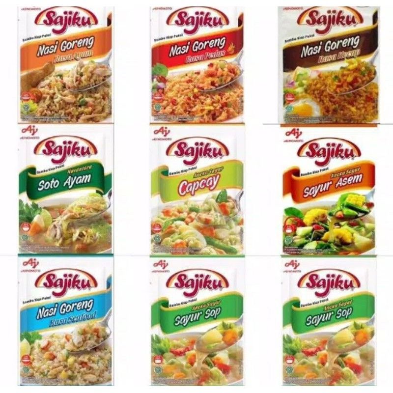 

Sajiku Bumbu instan All varian
