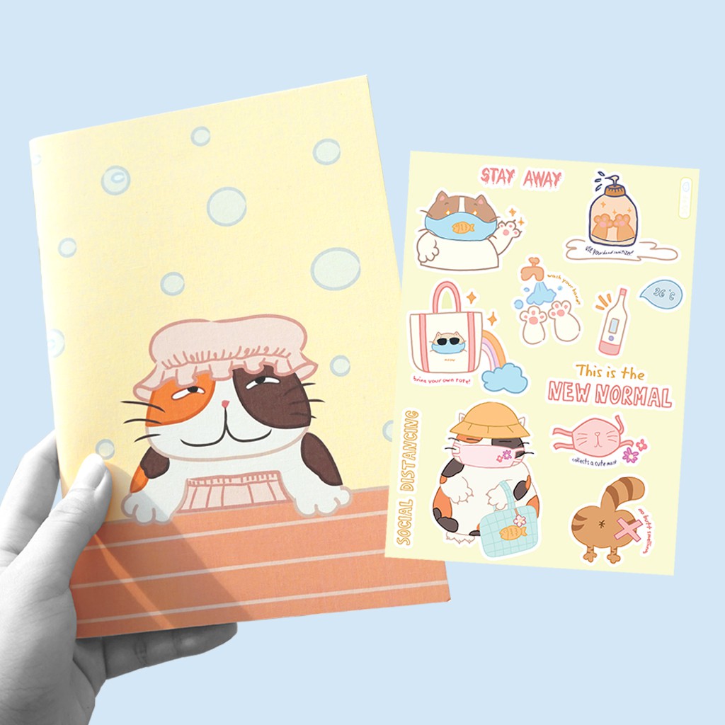 

NEKO NEW NORMAL | Notebook, Sticker & Bundle