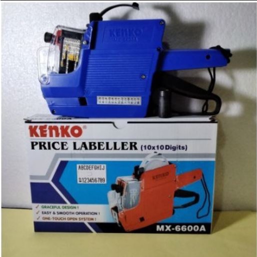 

[BISA BAYAR DI TEMPAT] Kenko Mesin Label Harga 2 BARIS 10 DIGIT / Price Labeller MX6600A /stiker label harga / penempel harga barang