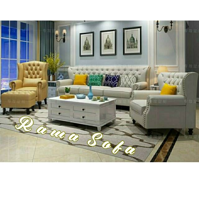 Sofa mewah sofa minimalis sofa Chesterfield highclass kursi matras springbed kasur king koil