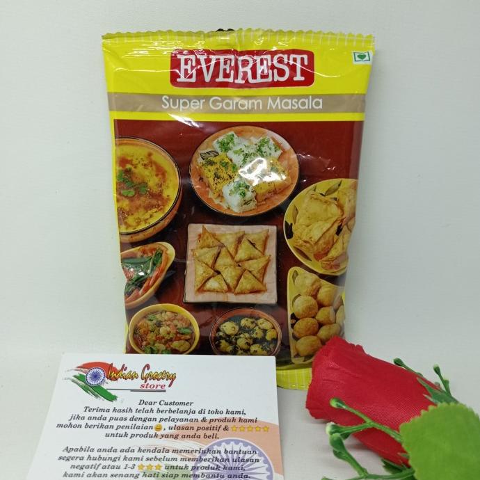 

Silahkan Order] SUPER GARAM MASALA EVEREST 100 GR