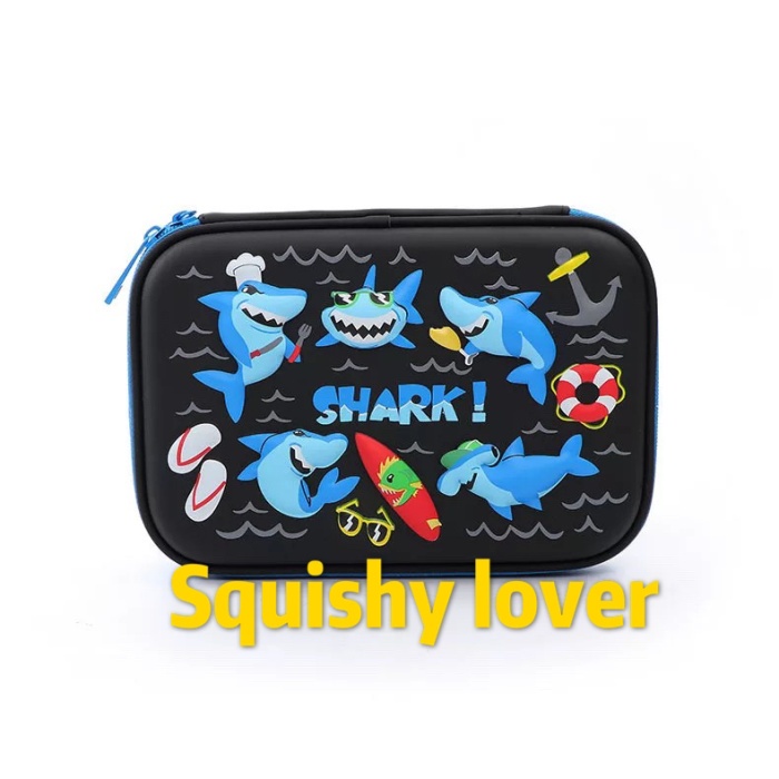 

READY Kotak pensil smiggle/smiggle hard top pencil case organizer/ shark TERMURAH