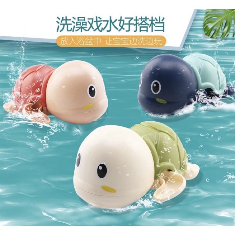 ~PIYOSHI08~ Mainan Mandi Lucu Untuk Anak Bayi Bentuk Kura-kura Berenang/ Toy Turtle MA01