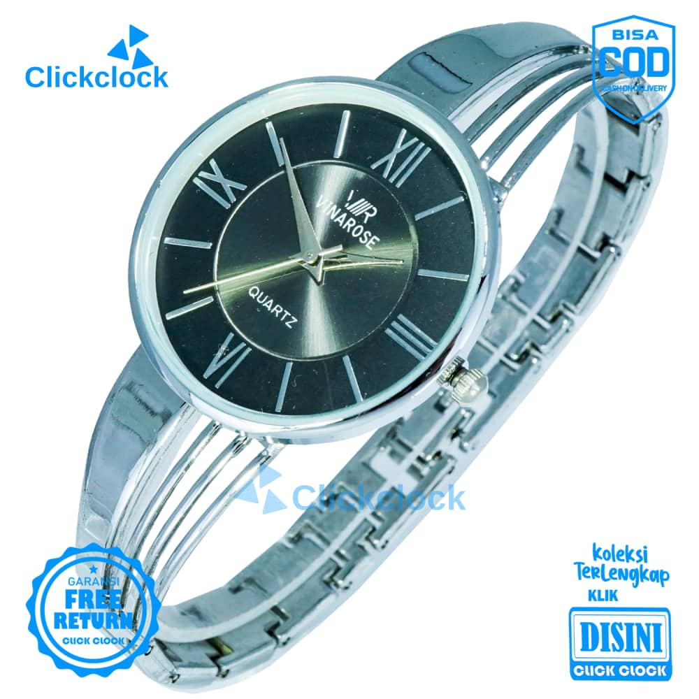 Jam Tangan Analog Wanita Fashionista Stainless bestquality VR-02 Aksesoris Murah