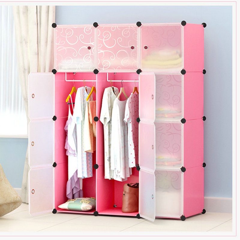 Magic Wardrobe Lemari Baju Pakaian Plastik DIY 12 Pintu