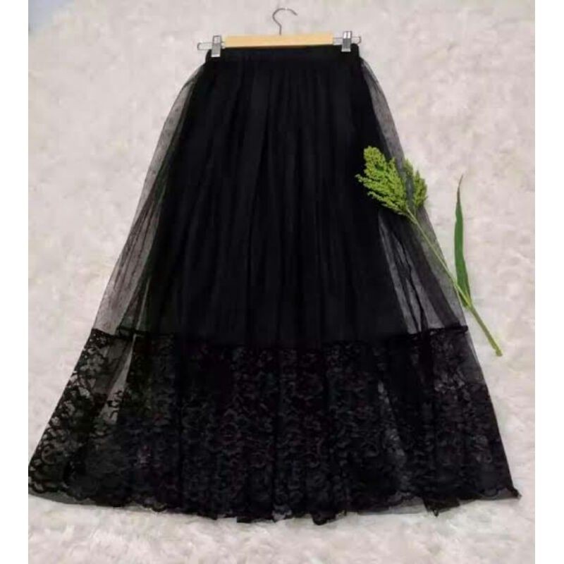 ROK TUTU BROKAT DEWASA PREMIUM/ ROK TUTU RENDA BROKAT