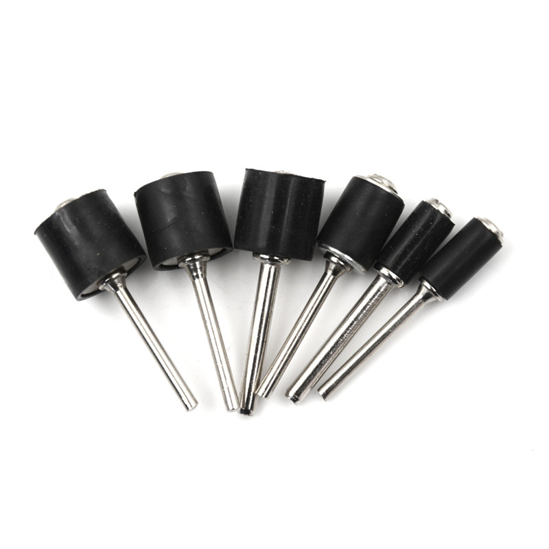 6pcs Mata Bor Amplas Drum Mandrel 1 / 4 1 / 8 Shank 6.35-12.7mm