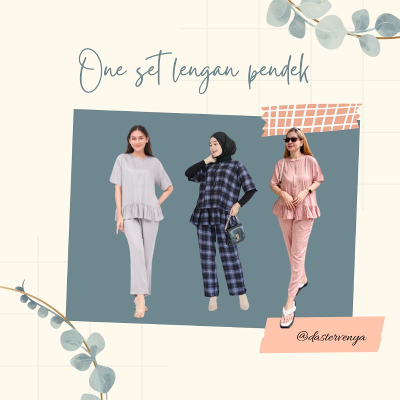 Setelan Rayon Piyama Rayon Piyama Wanita - Venyastore