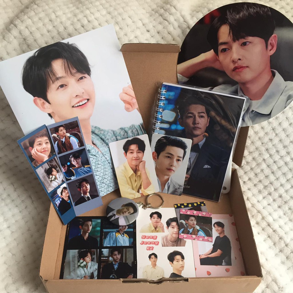 Sale 12.12 paket song joong ki fankit aktor korea hemat murah vincenzo gift box