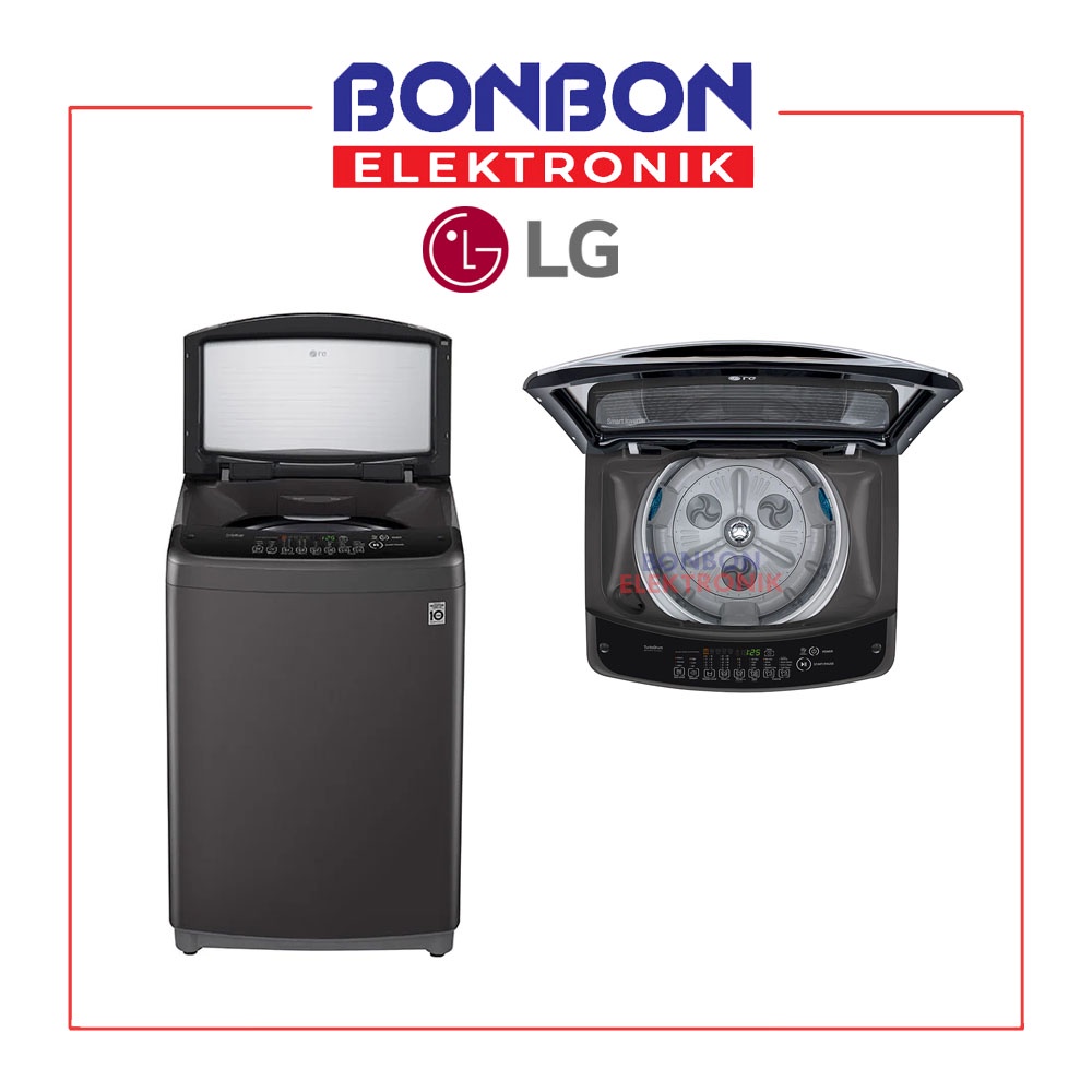 LG Mesin Cuci 1 Tabung 18KG T2518VSAB / T 2518 VSAB Smart Inverter