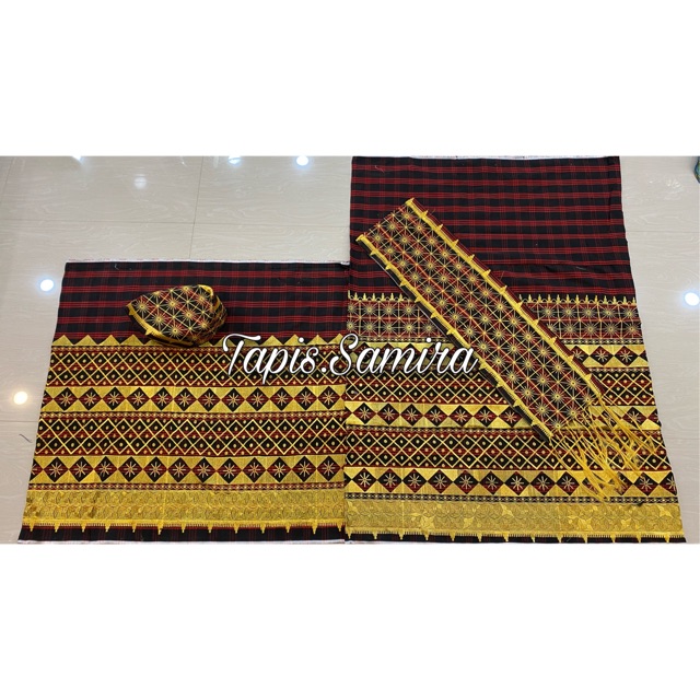 Tapis Lampung Antik Bordir couple