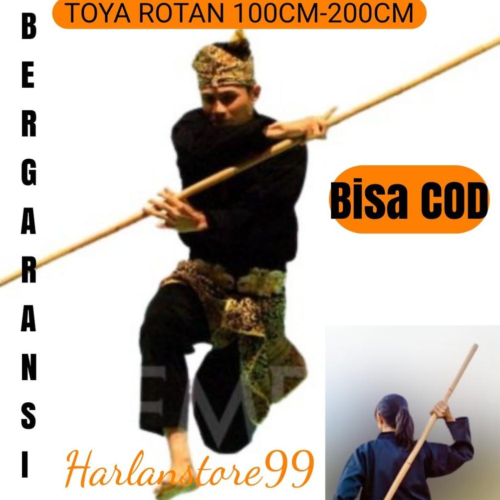 TOYA ROTAN - STIK ROTAN - TOYA PENCAK SILAT - TONGKAT ROTAN - TOYA ROTAN (ROTAN KUPASAN)