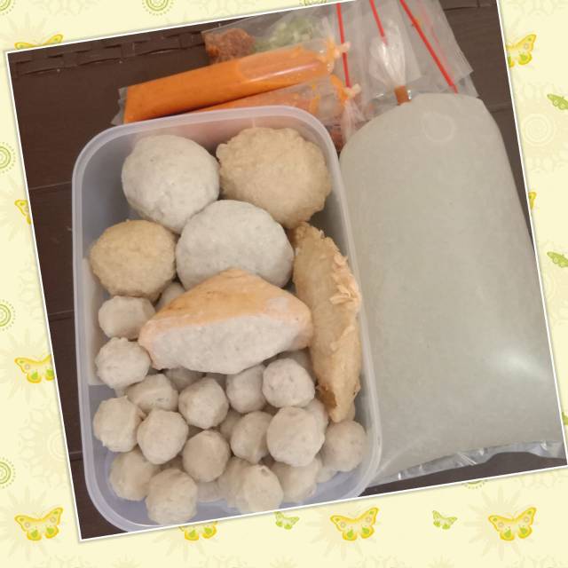 

Bakso ikan tenggiri paket komplit Rp. 100.000