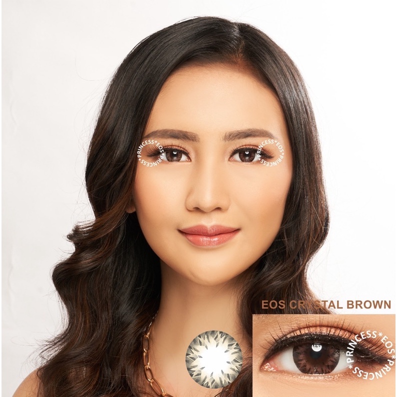 Softlens EOS Crystal / Softlens minus tinggi / softlens wedding