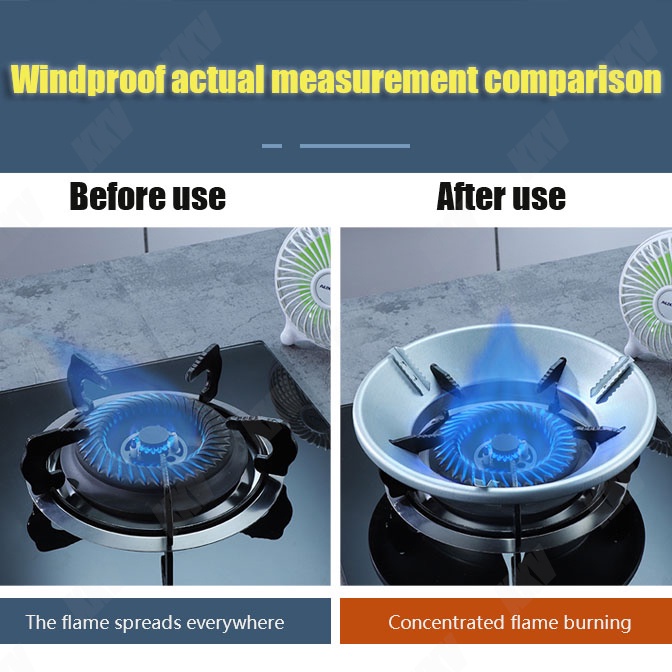 5 Port Penutup Kompor Gas Hemat Energi Tatakan Kompor Gas Alas Kompor Gas Stainless Steel Model Bulat Penutup Kompor Gas Tatakan Kompor Anti Slip Tahan Angin