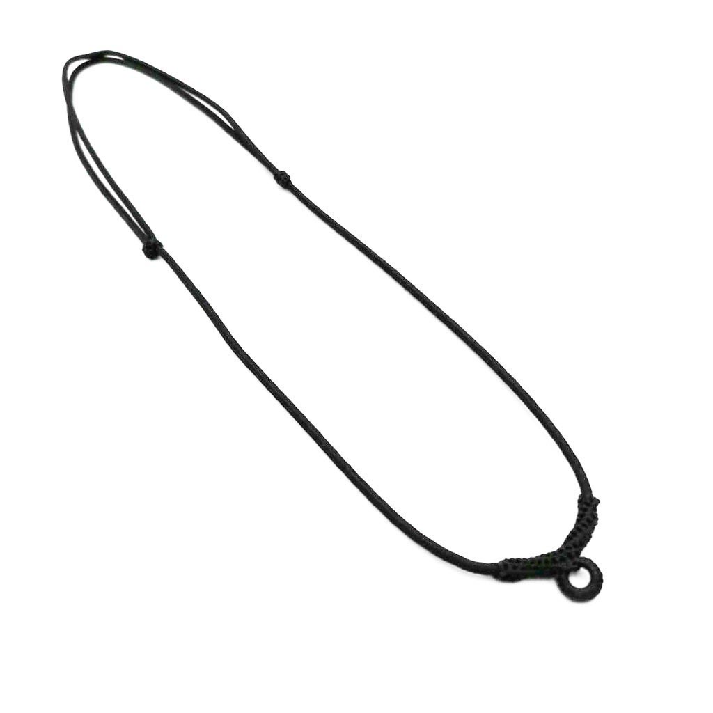 Kalung Warna Hitam Liontin, Amulet, Jimat Kepang Handmade Adjust