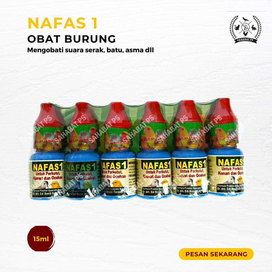 OBAT BURUNG NAFAS 1 DR.EDHI UNTUK SAKIT SUARA SERAK PILEK ASMA BATUK
