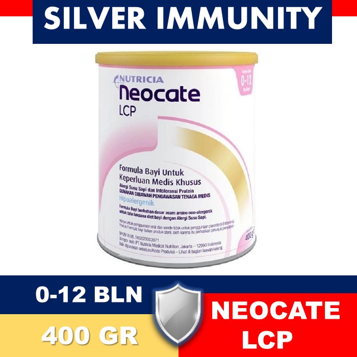 ✔️ SUSU FORMULA NEOCATE LCP 400 GRAM