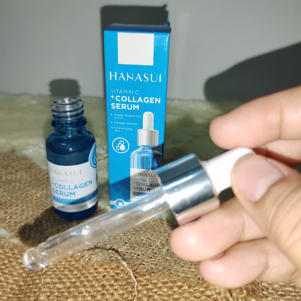 [ORI] Serum Biru Vitamin C Collagen Anti Aging Mengurangi Kerutan Pada Wajah dan  Kantung Mata | BPOM 20ml