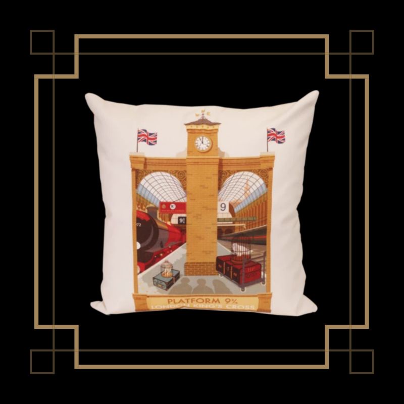 Bantal Sofa Harry Potter MinaLima London Platform 9 3/4 Cushion