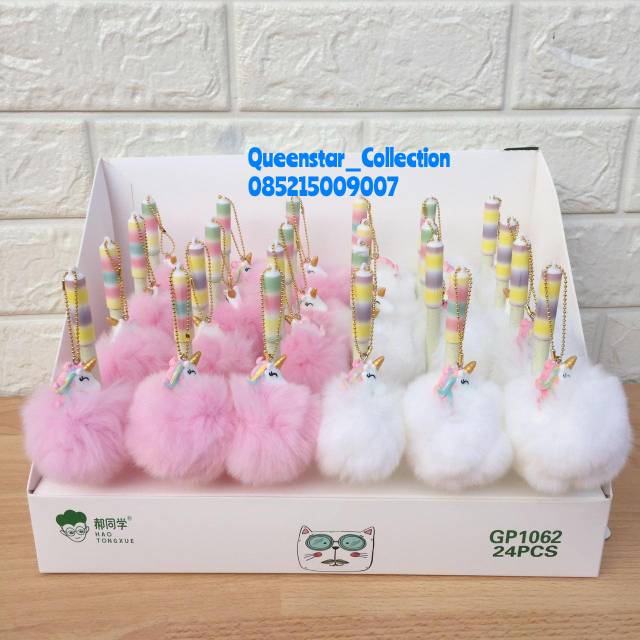 

Pulpen Unicorn Pom Pom