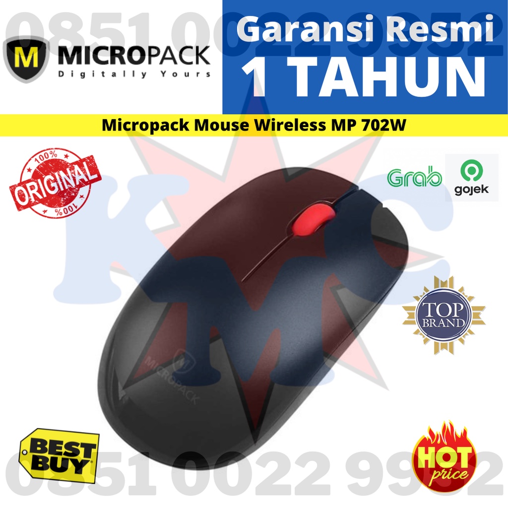 Micropack Optical Wireless Mouse Speedy Lite 2 MP702W MP 702W