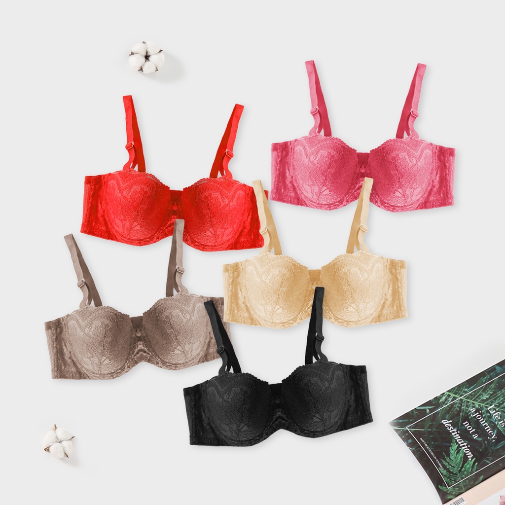 Jual The Bra House 1/2 Cup Bra Padded Power Fit B011300C (Cup C