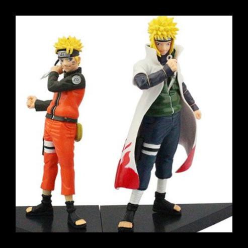 Stok Baru Naruto Sasuke Boruto Shinobi Relation Action Figure Set - Naruto Minato Action Figure