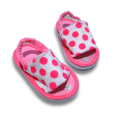 Sandal Bayi Selop Polkadit New