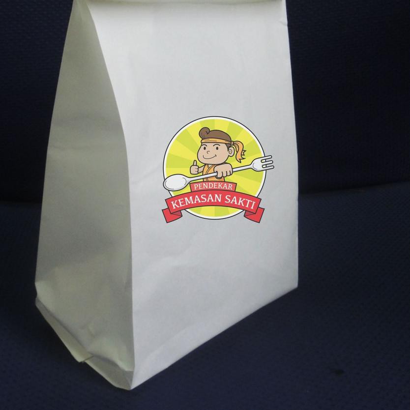 

♩ (Isi 100) Paper Bag / Kantong Kertas Polos 13x8x24 Murah ➤