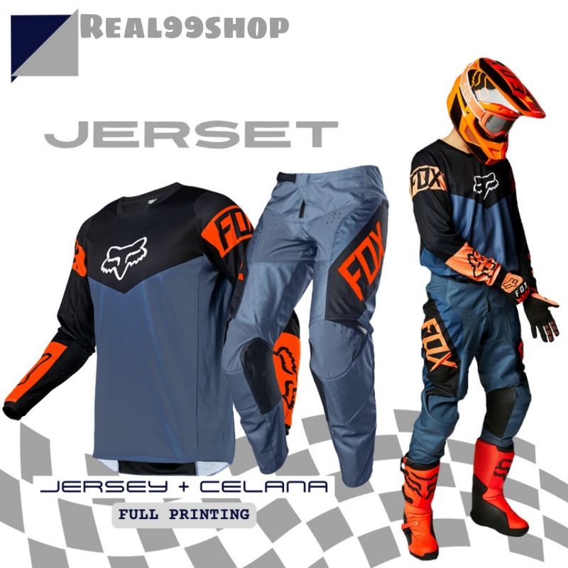 Set jersey celana cross trail Jerset motocross custom