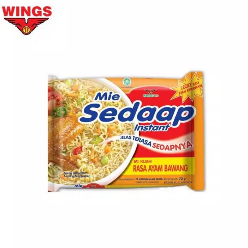 

Mie Sedaap Rasa Ayam Bawang 70 gr