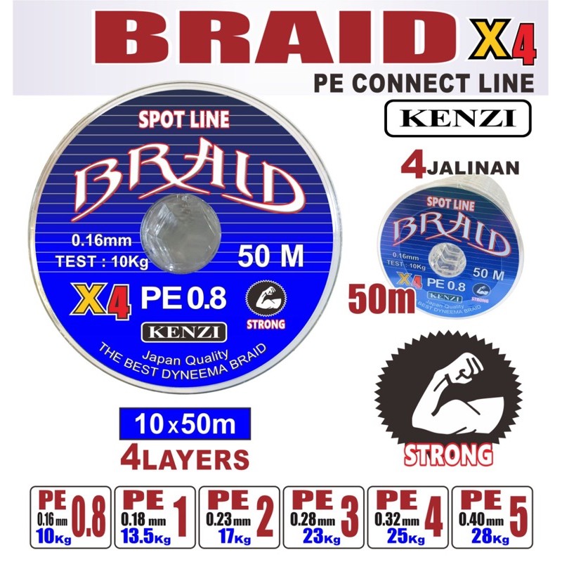 PE Kenzi Braid X4