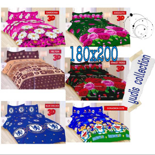 Seprei bonita ukuran 180x200/sprei bonita ori sprei bonita karakter sprei bonita bunga sprei bunga a