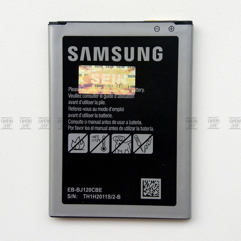 Baterai Handphone Samsung Galaxy J1 2016 J120 Original OEM Battery Batrai Batre HP J 120 SEIN Ori