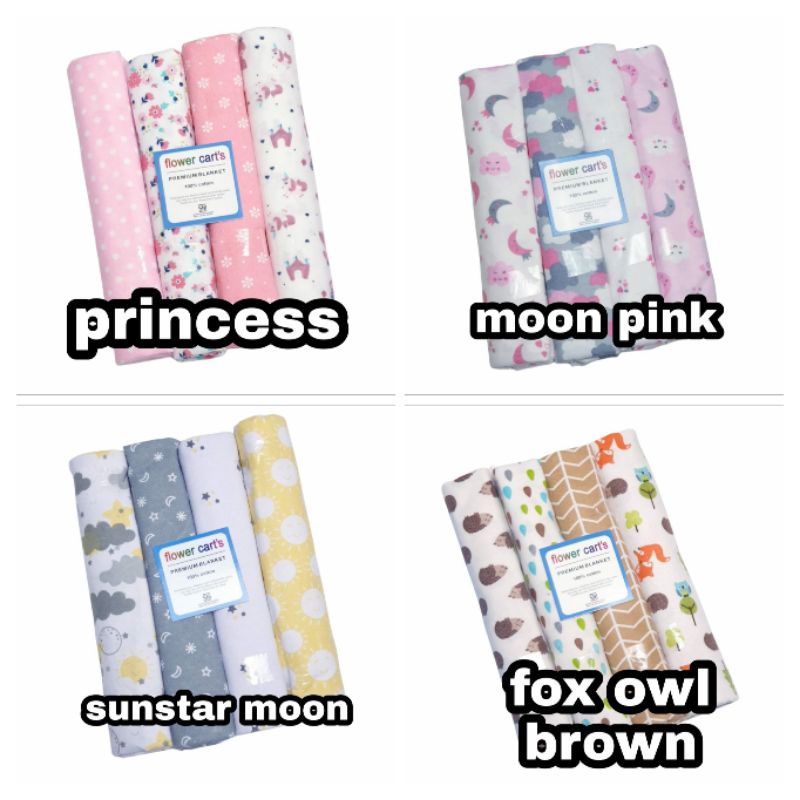 Bedong Flanel Bayi 4in1 Motif Carters Just To You Baby Swaddle Bedong Bayi Flanel Flower Carts