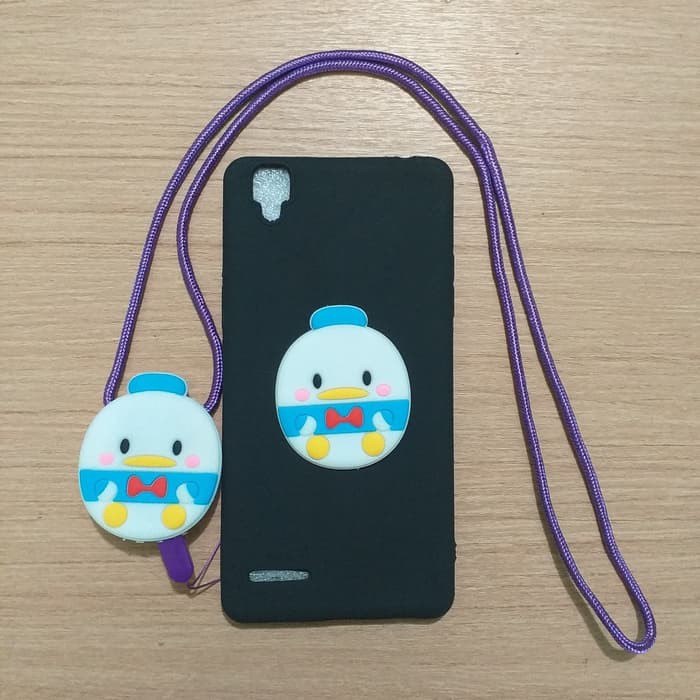 Case Oppo F1 Oppo A35 Case - Tali HP 3D Karakter Gambar Cartoon 3D