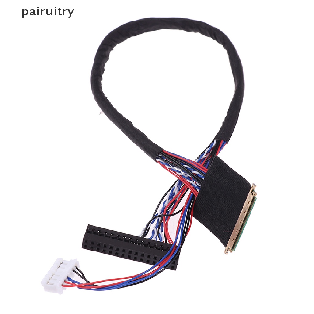 1pc Kabel Layar LCD LVDS LED 40 Pin 1 Channel 6 Bit Untuk Display