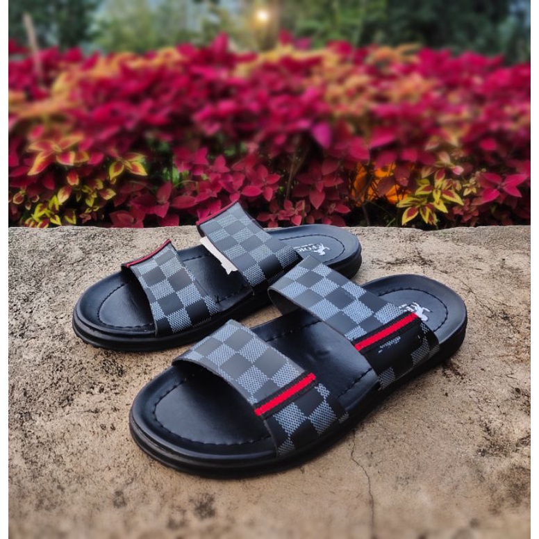 Sandal Slide Pria / Sendal Kasual Pria / Sandal Distro Murah