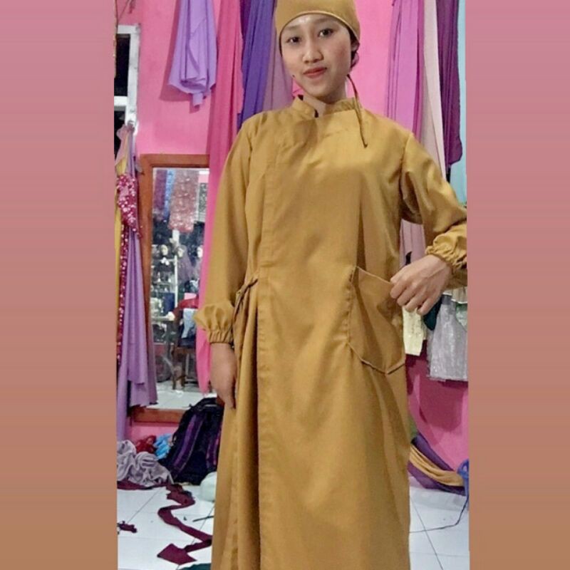 Jual Gown APD Model Kimono / Baju apd / bahan kain toyobo / Baju ...