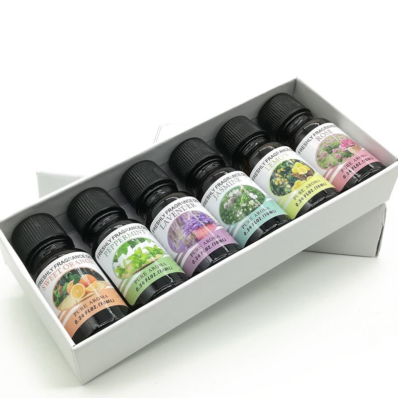 Pure Aroma Essentials Fragrance oil minyak Aroma Therapy 6 in 1 10ml