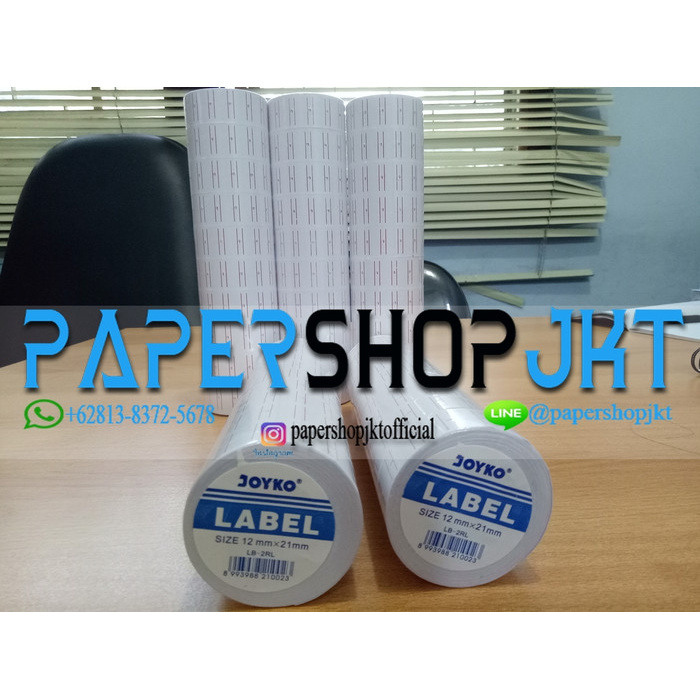 

q4AD5s Grosir!!! Label Harga Joyko 1 Baris Lb-2Rl Biru As71S0D