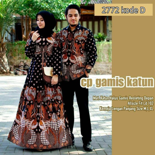 Ms Gamis Batik Sriwedari Maxi Bumil/busui Katun Sogan Allsize Ld 104..