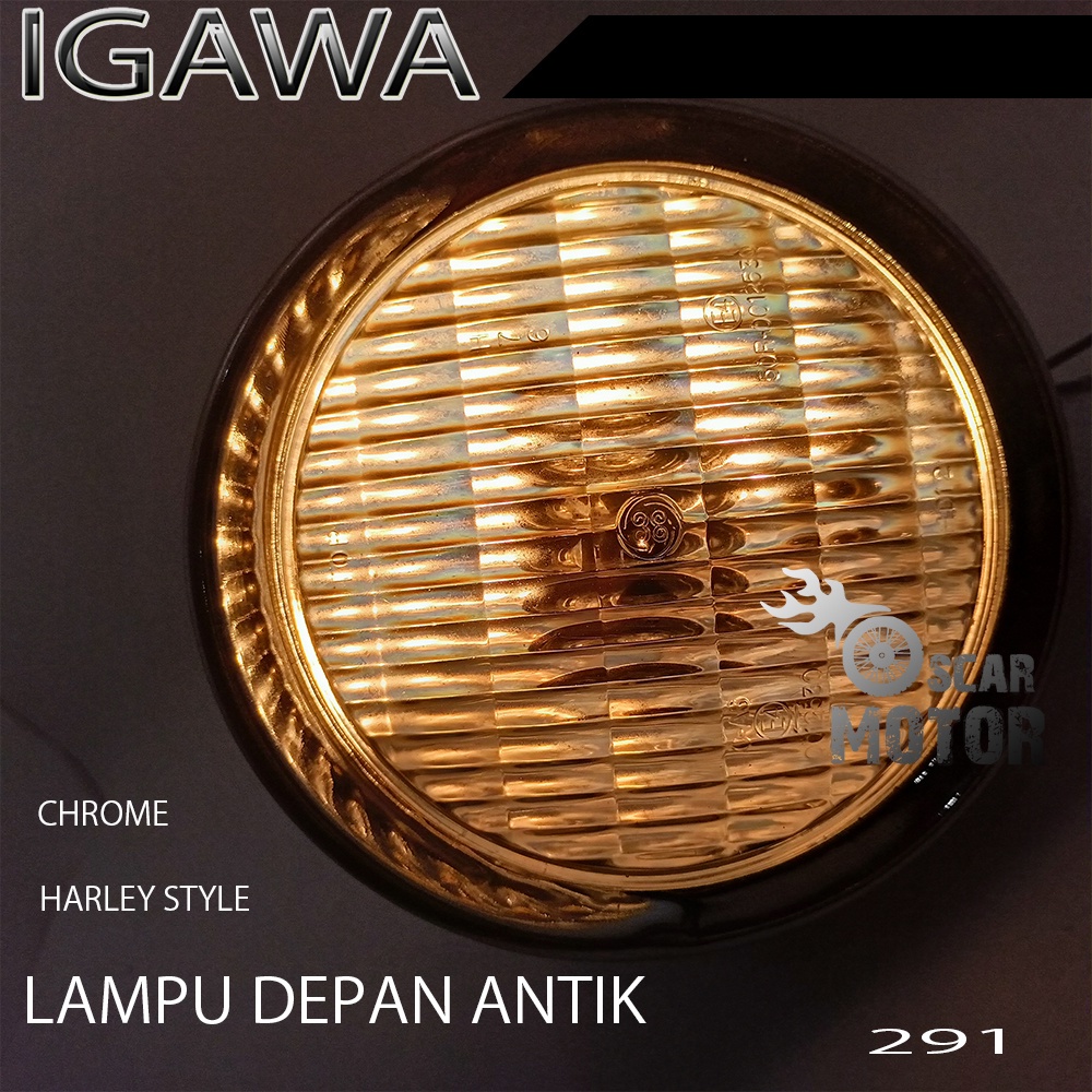 LAMPU HARLEY HUANG JAP STYLE LAMPU TEMBAK SOROT ANTIK LEGEND LACHA NEW motor