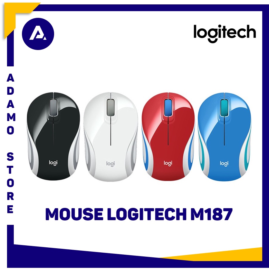 Mouse Wireless Logitech M187 Garansi Resmi