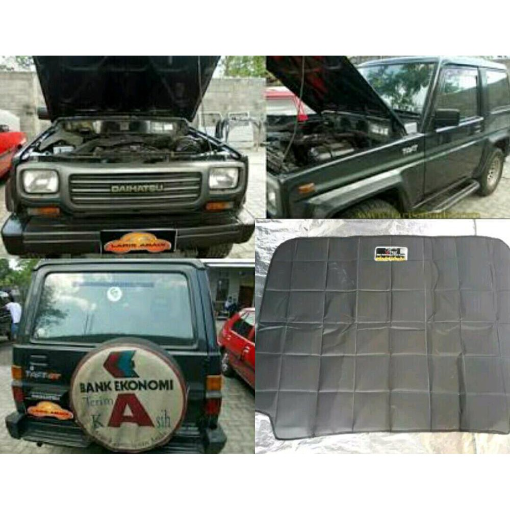 JUAL MURAH pelindung panas dan Peredam panas dan aksesoris mobil kap mesin Daihatsu TAFT GT TERLARI